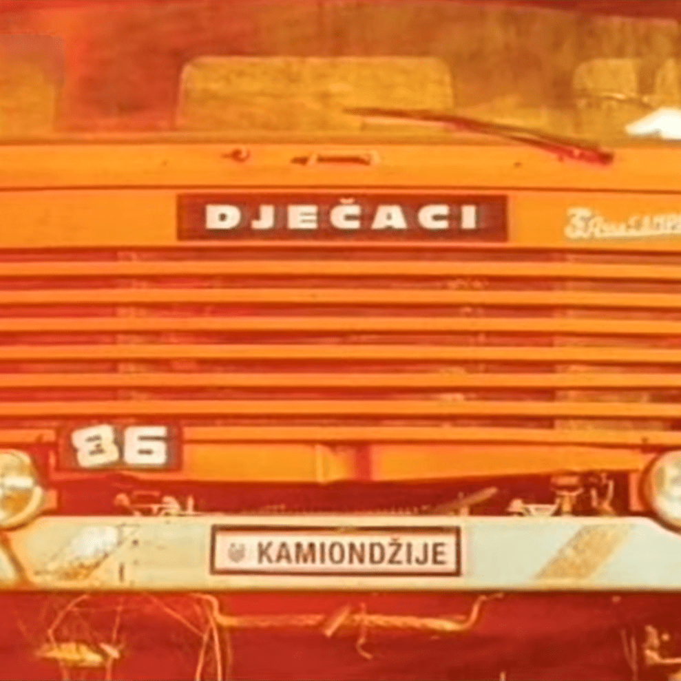Album cover art for "Kamiondžije" by Dječaci