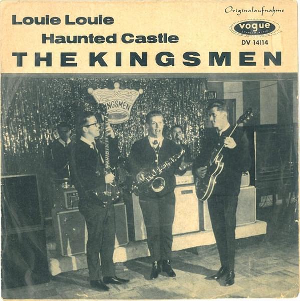 Album cover art for "Louie Louie" by The Kingsmen