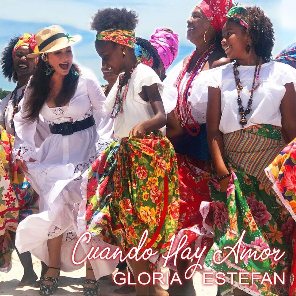 Album cover art for "Cuando Hay Amor" by Gloria Estefan