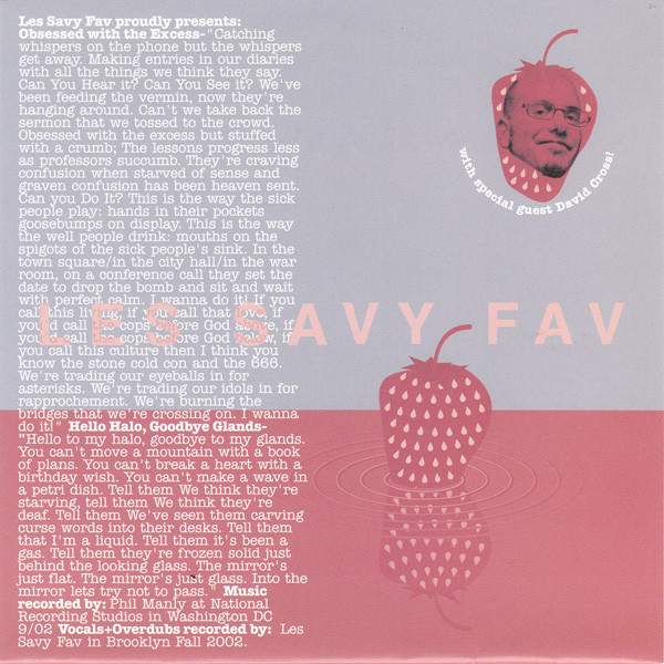 Album cover art for "Obsessed with the Excess" by Les Savy Fav