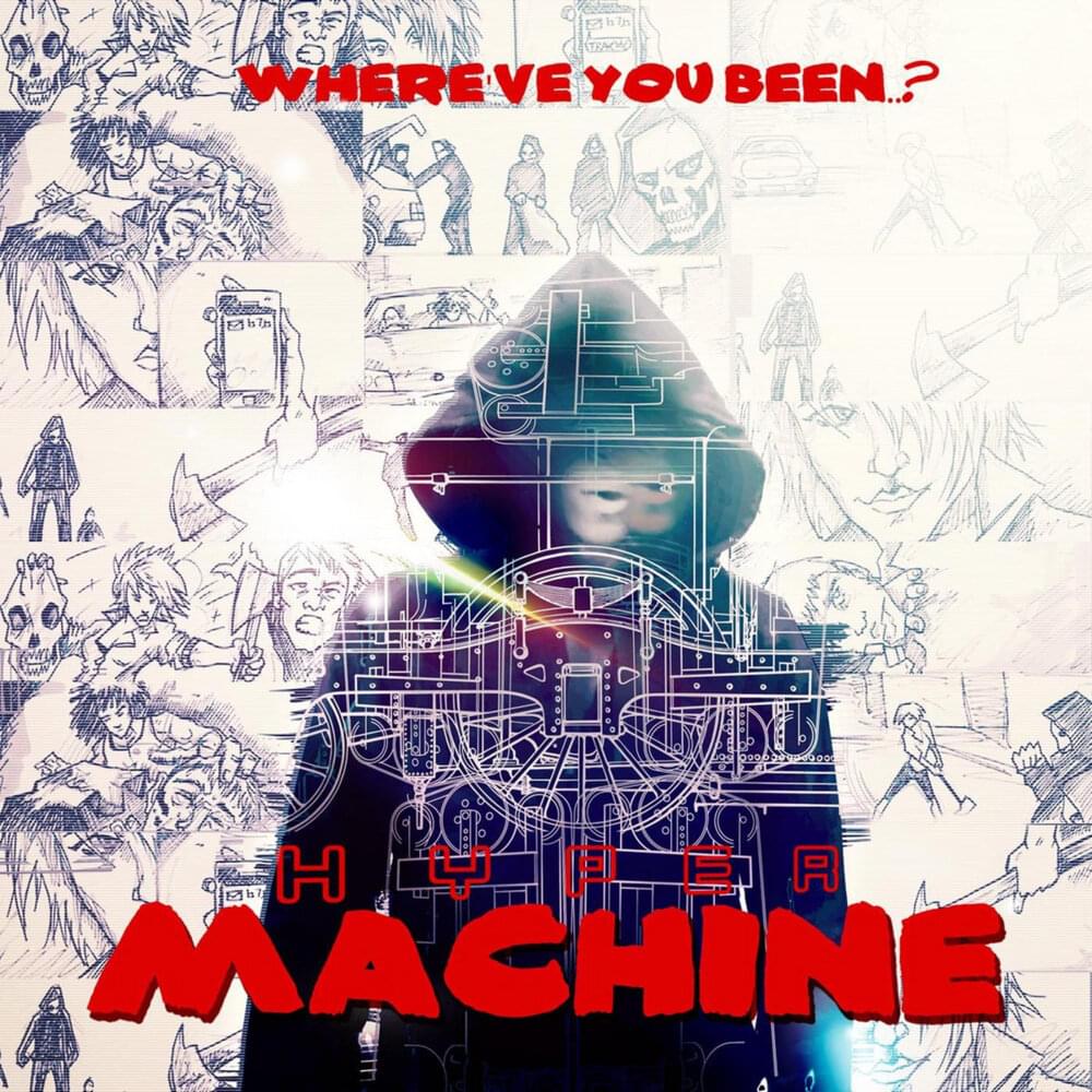Album cover art for "Machine" by Hyper & Addison Axe