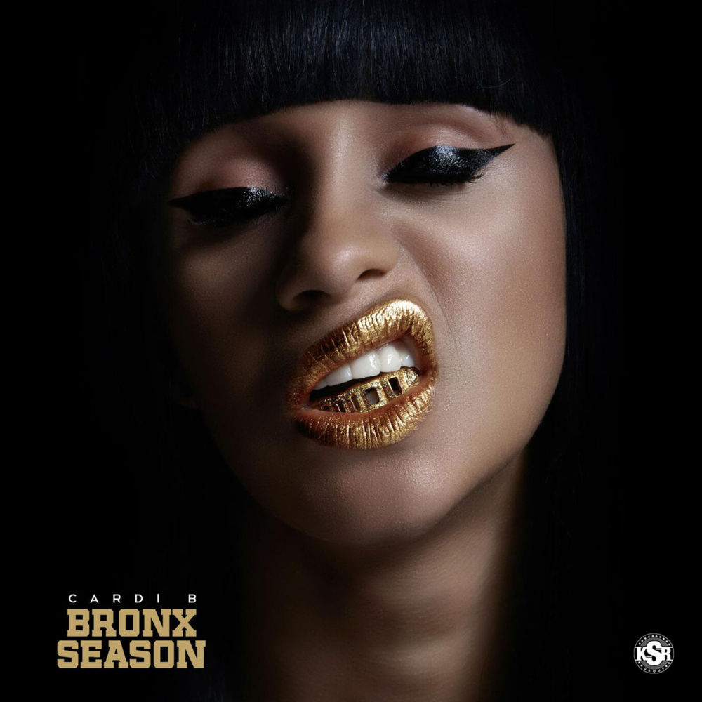 Album cover art for "Bronx Season" by Cardi B