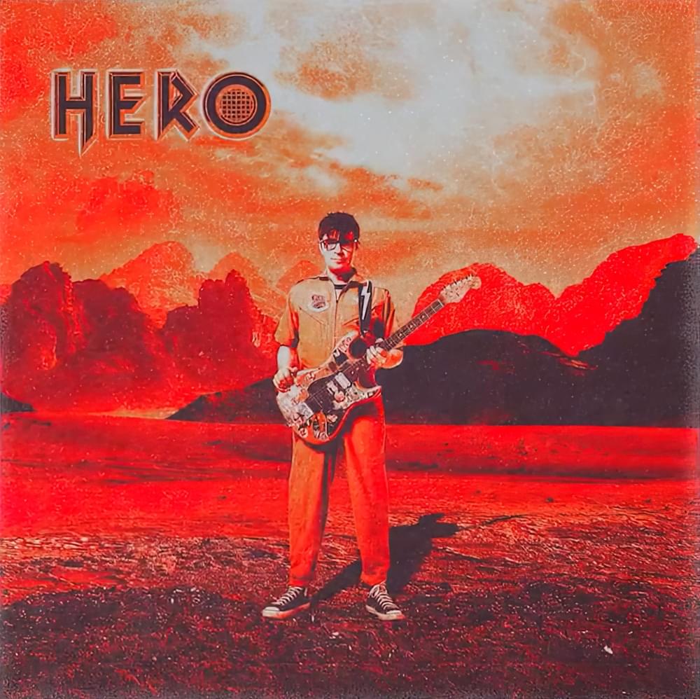 Album cover art for "Hero" by Weezer