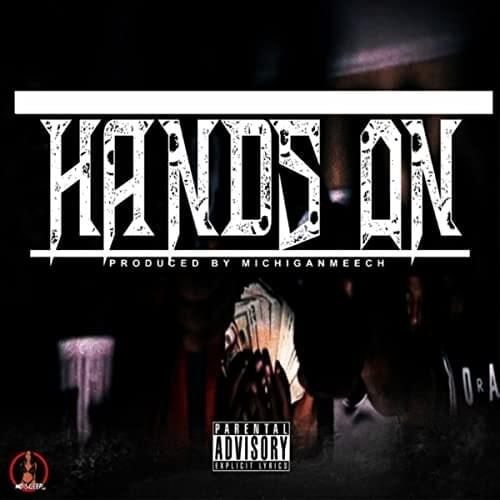 Album cover art for "Hands On" by East Warren Buck & Nuk & Drego & Beno