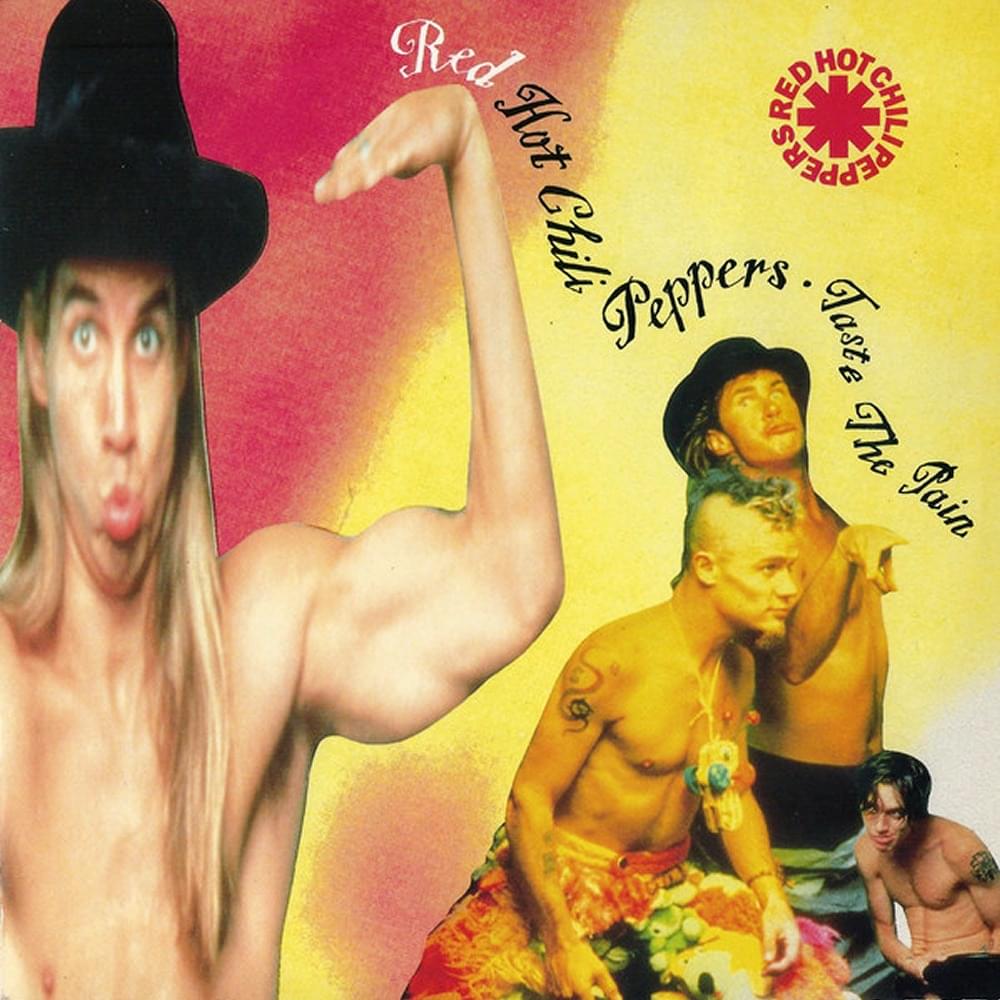 Album cover art for "Taste the Pain" by Red Hot Chili Peppers