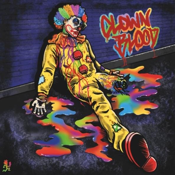 Album cover art for "Clown Blood" by Violent J
