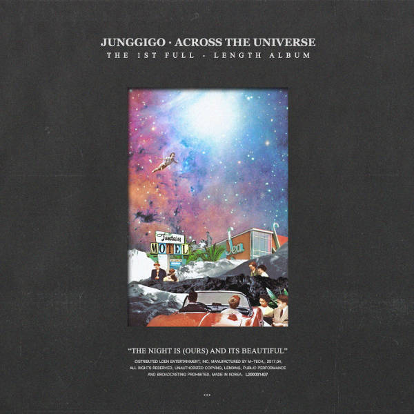 Album cover art for "Across The Universe" by Junggigo (정기고)
