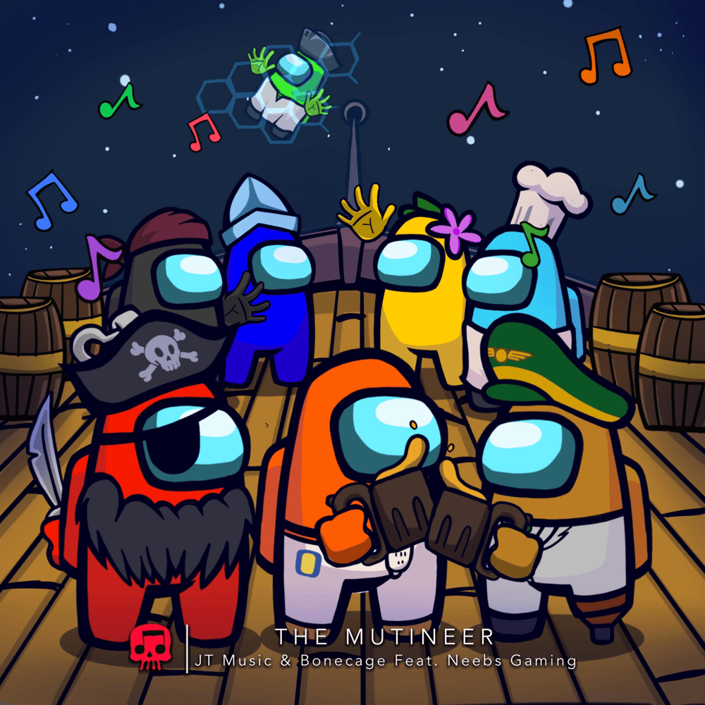 Album cover art for "The Mutineer" by JT Music & Neebs Gaming