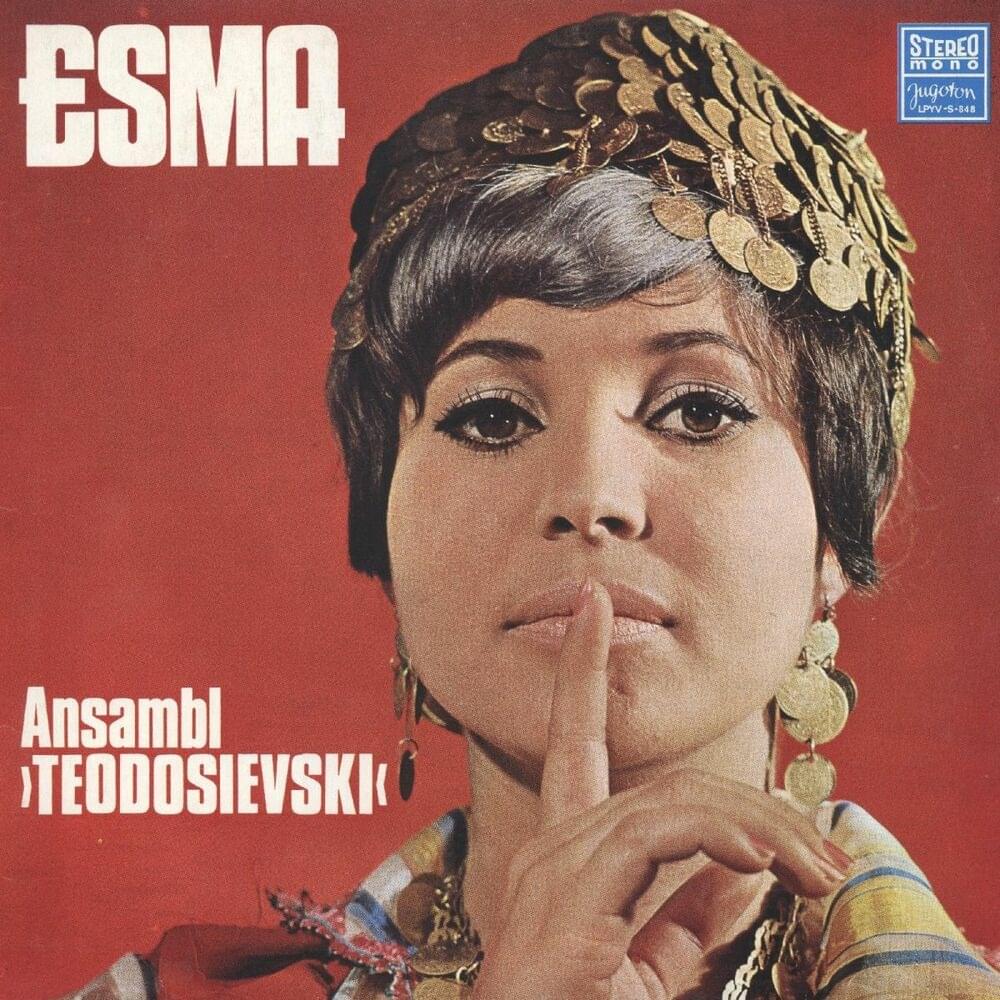 Album cover art for "Čaje šukarije" by Esma Redžepova