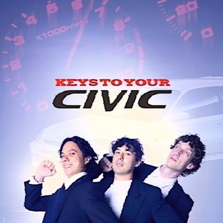 Album cover art for "Keys To Your Civic" by Last Dinosaurs