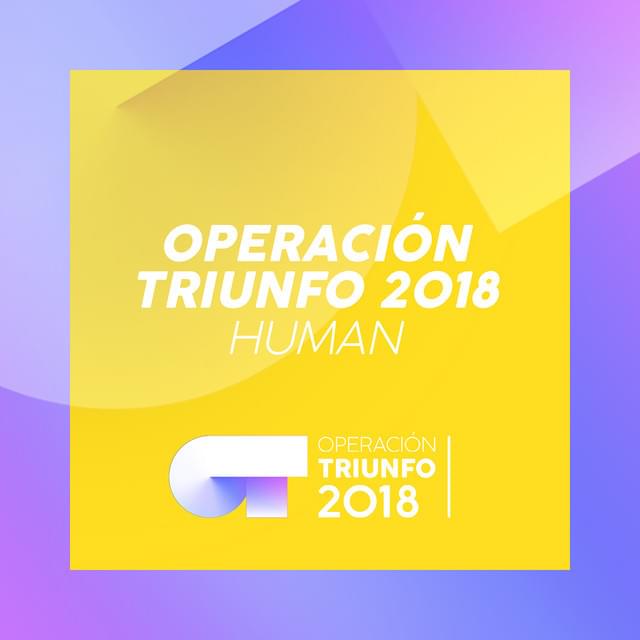 Album cover art for "Human" by Operación Triunfo 2018