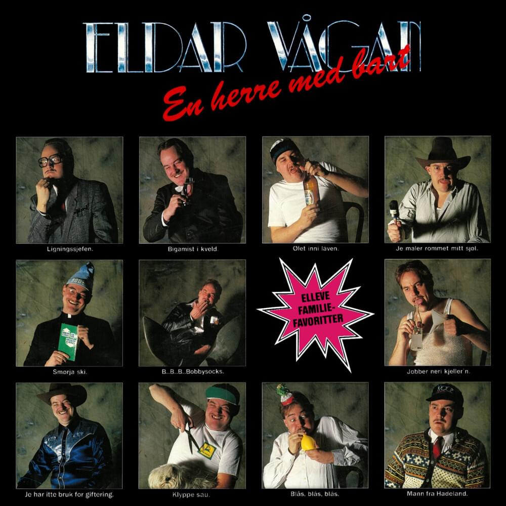 Album cover art for "Bigamist i kveld" by Eldar Vågan