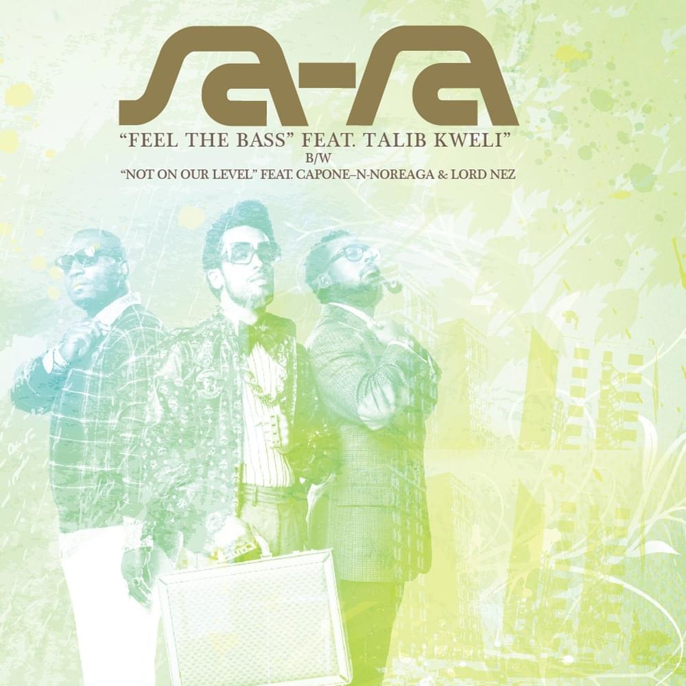 Album cover art for "Feel the Bass" by Sa-Ra