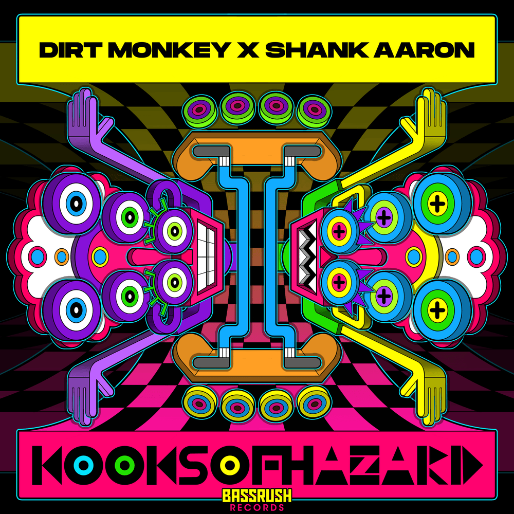 Album cover art for "Kooks of Hazard" by Hekler
