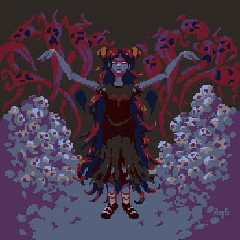 Album cover art for "Rust Maid" by Plumegeist