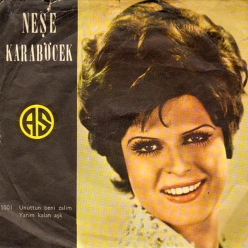 Album cover art for "Yarım Kalan Aşk" by Neşe Karaböcek