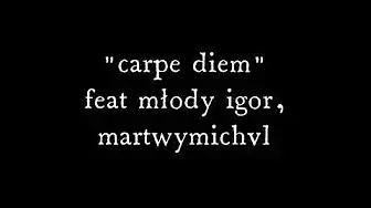 Album cover art for "Carpe Diem" by Szpiegowsky & Martwymichvl & Lockedigor