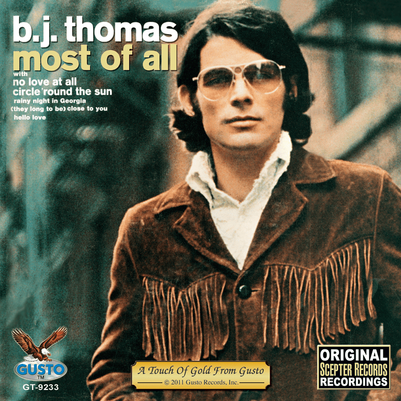 Album cover art for "No Love at All" by B.J. Thomas