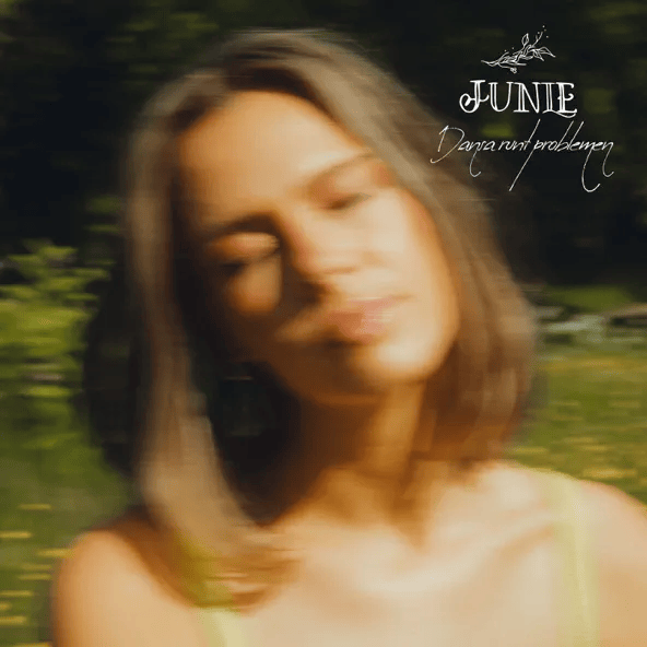 Album cover art for "Du + jag e sant" by Junie