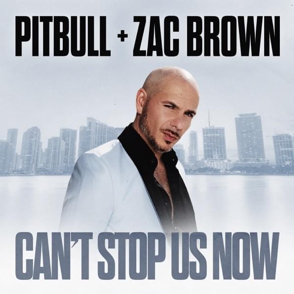Album cover art for "Can’t Stop Us Now" by Pitbull