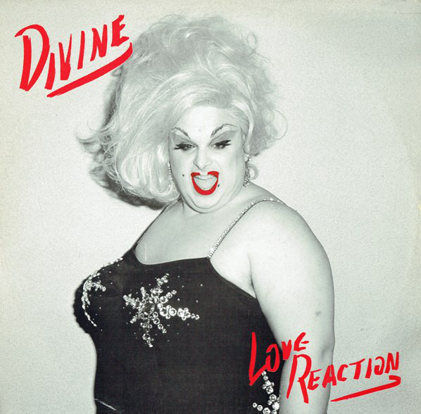 Album cover art for "Love Reaction" by Divine (USA)