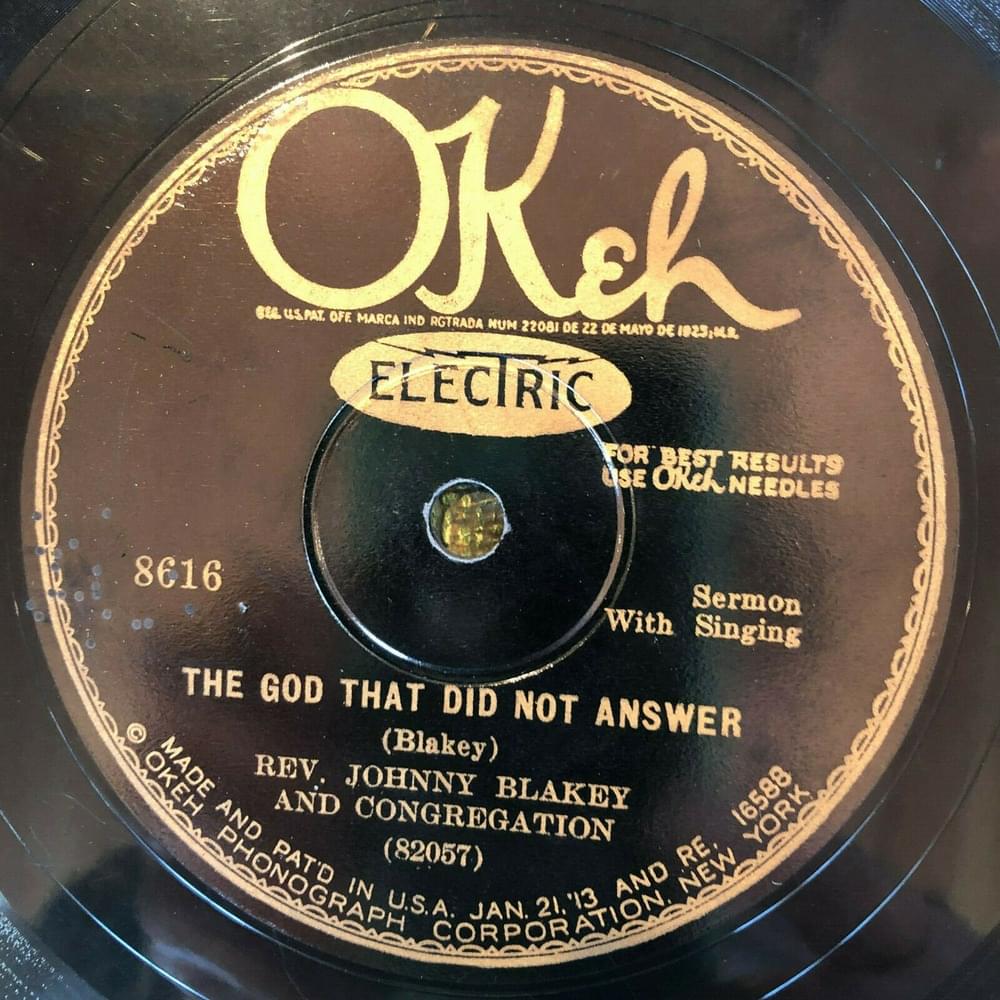 The God That Did Not Answer by Rev. Johnny Blakey