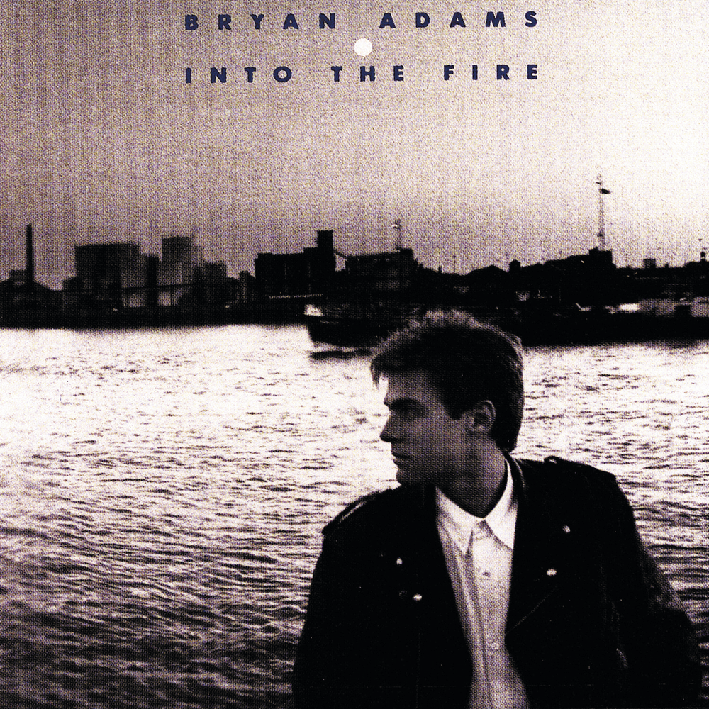 Album cover art for "Hearts on Fire" by Bryan Adams