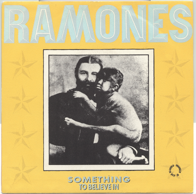 Album cover art for "Something to Believe In" by Ramones