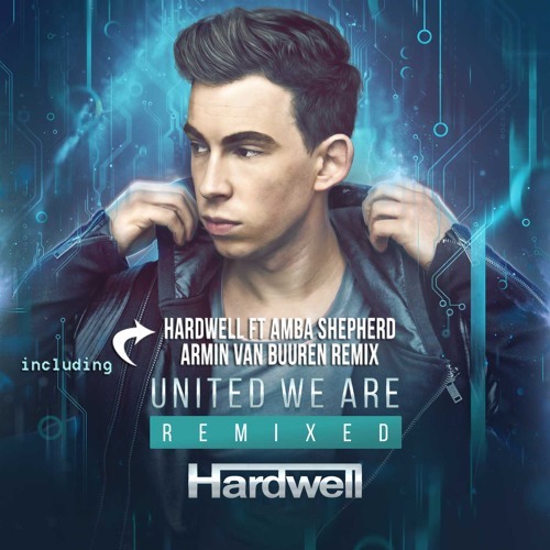 Album cover art for "United We Are (Armin van Buuren Remix)" by Hardwell & Amba Shepherd