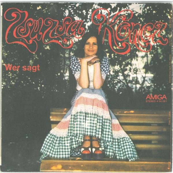 Album cover art for "Wer sagt" by Koncz Zsuzsa