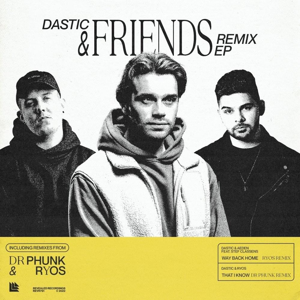 Album cover art for "Way Back Home (Ryos Remix)" by Dastic & Stef Classens