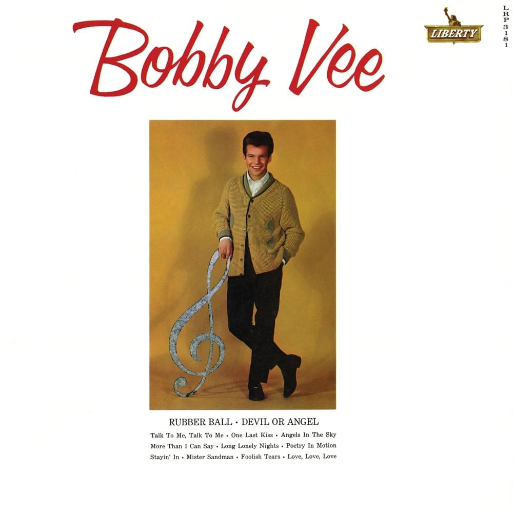 Album cover art for "Rubber Ball" by Bobby Vee