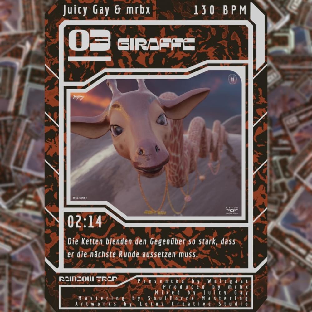 Album cover art for "Giraffe" by Juicy Süß & Mrbx