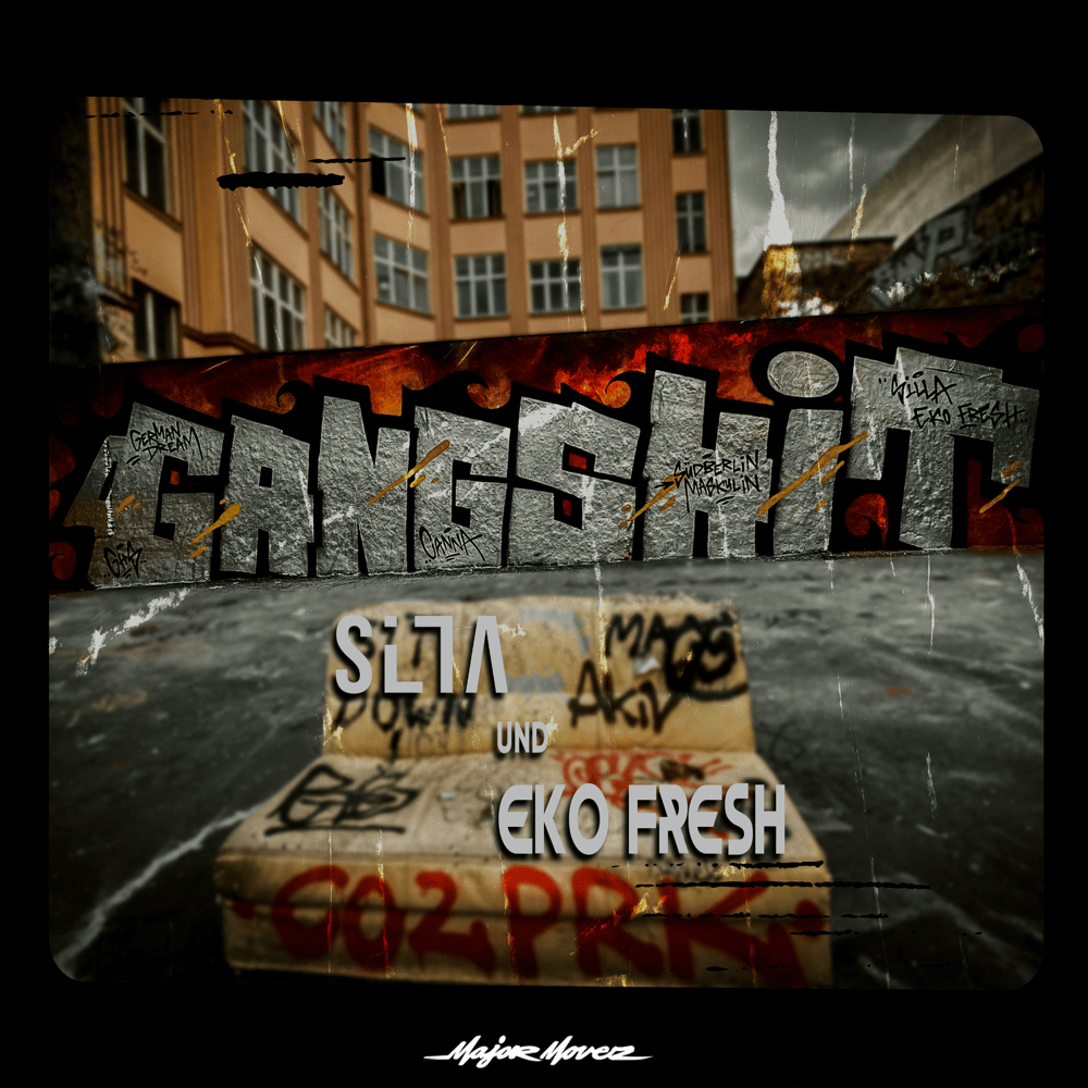 Album cover art for "GANGSHIT" by Silla
