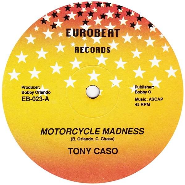 Album cover art for "Motorcycle Madness (12" Version)" by Tony Caso
