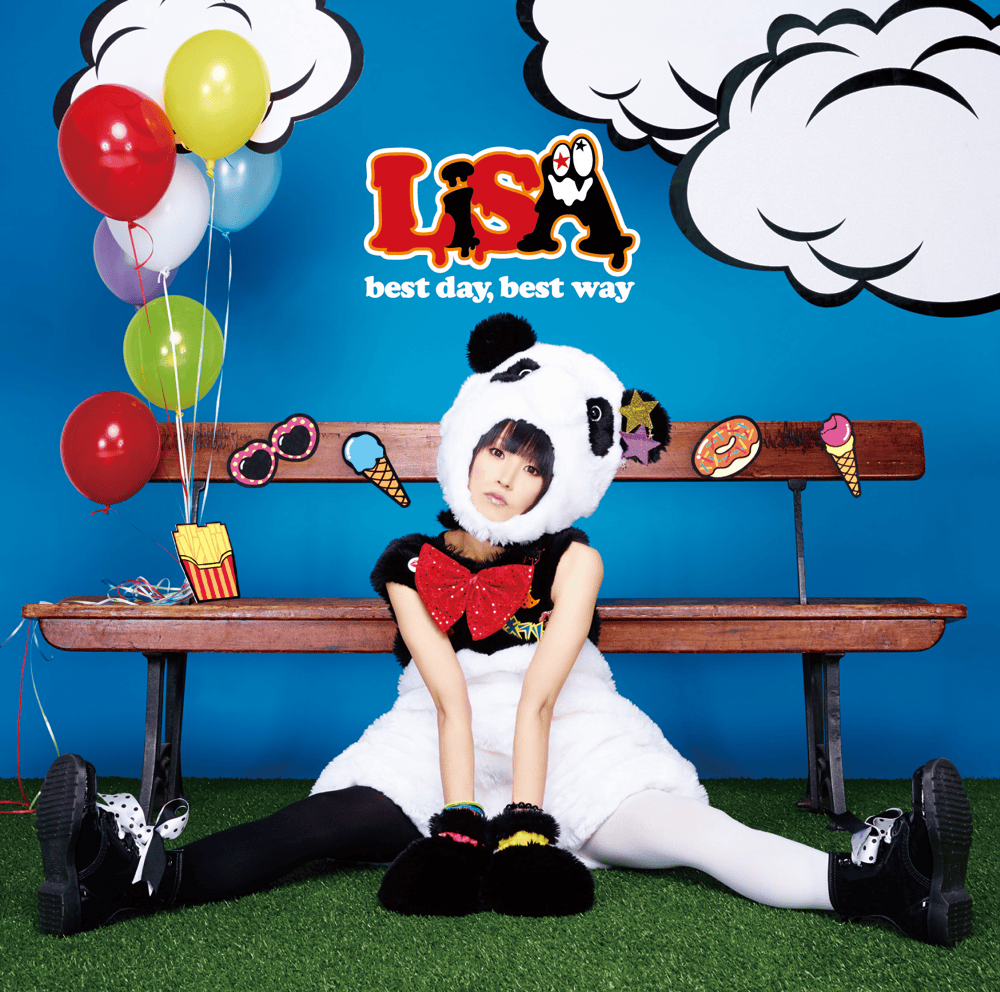 Album cover art for "best day, best way" by LiSA (JPN)