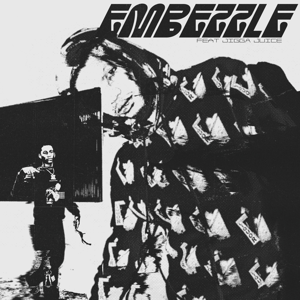 Album cover art for "Embezzle" by Guapdad 4000 & Jigga Juice 1000