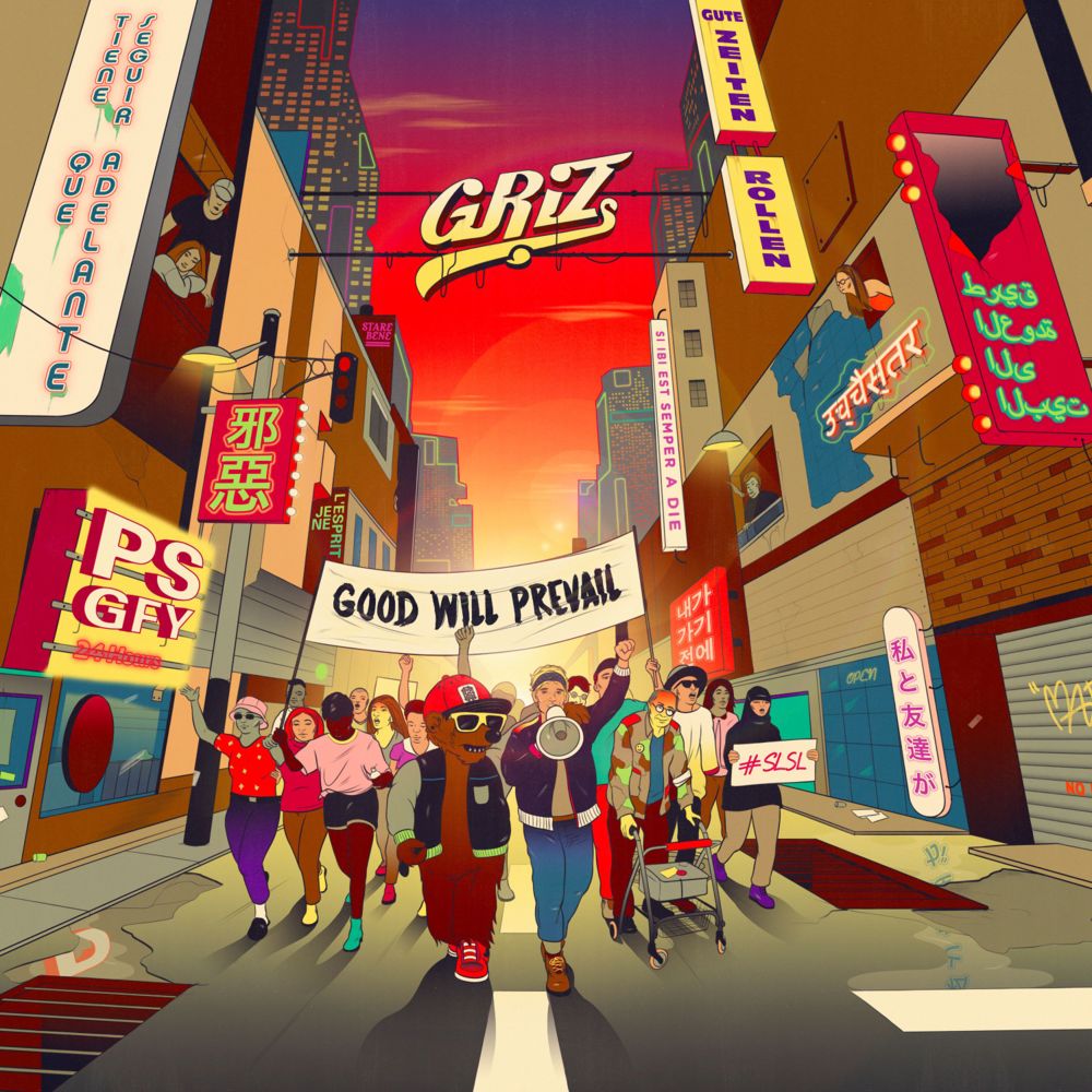 Album cover art for "What We’ve Become" by GRiZ & Nat Dunn & Cory Enemy