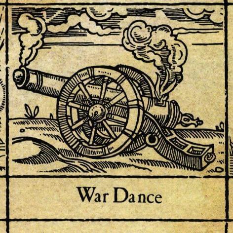Album cover art for "War Dance" by XTC