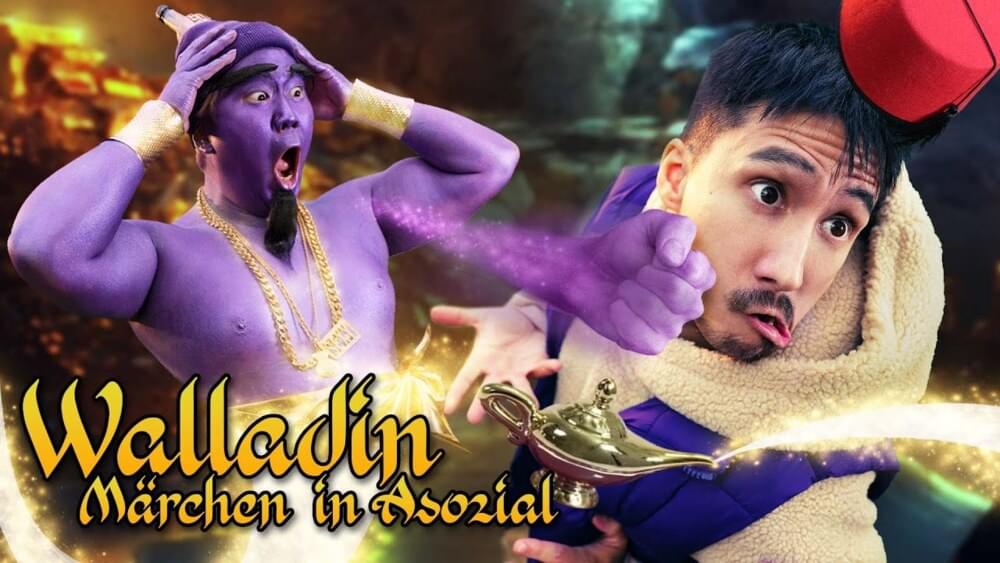 Album cover art for "Das letzte MÄRCHEN IN ASOZIAL (Part 2)" by Julien Bam & Sascha Hellinger & Joon Kim & Kelly (DEU)