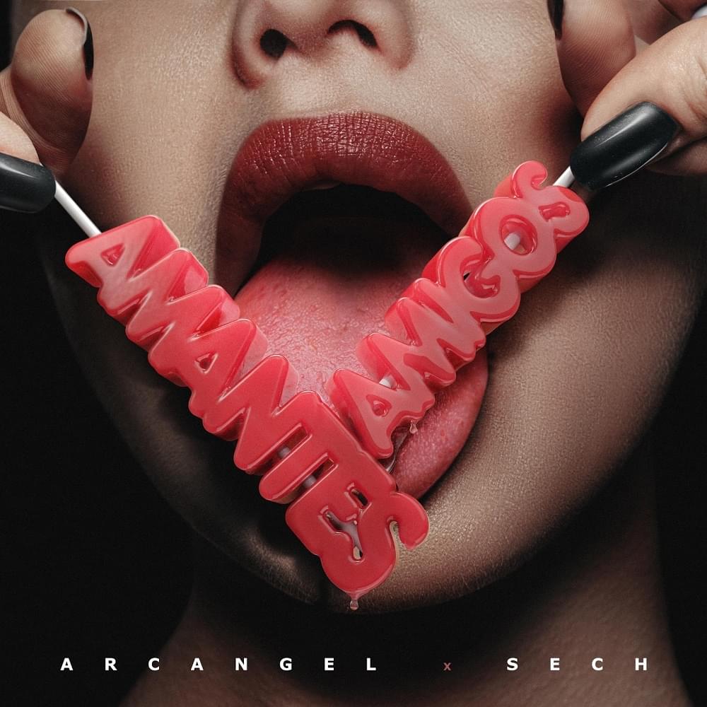 Album cover art for "Amantes y Amigos" by Arcángel