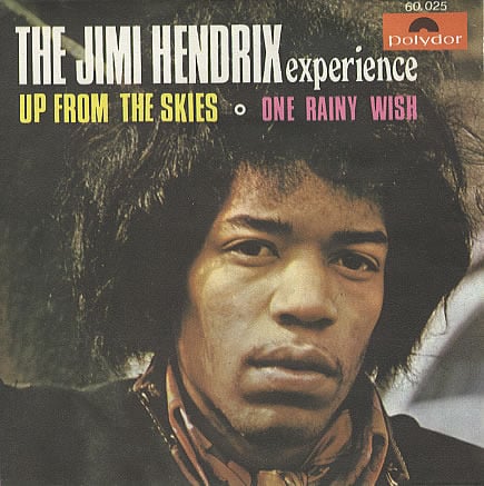Album cover art for "Up from the Skies" by The Jimi Hendrix Experience