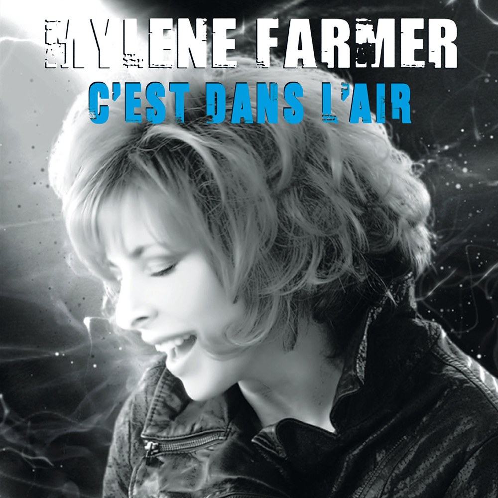 Album cover art for "C’est dans l’air" by Mylène Farmer