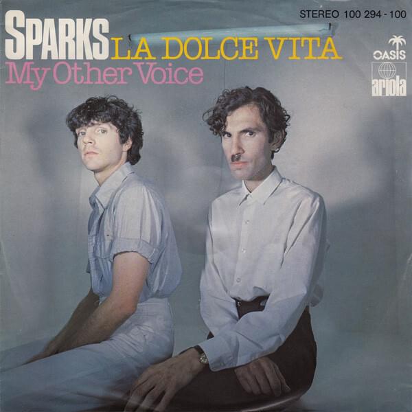 Album cover art for "La Dolce Vita" by Sparks