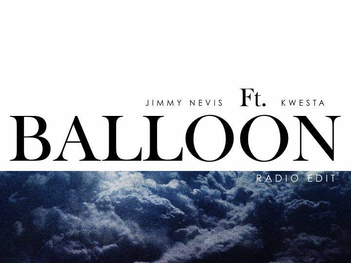 Album cover art for "Balloon" by Jimmy Nevis & Kwesta