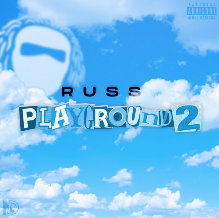 Album cover art for "Playground 2" by Russ Millions