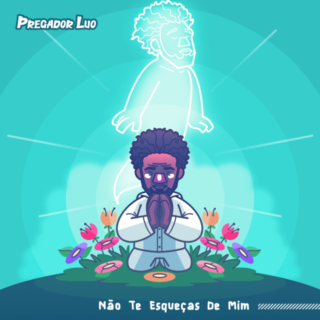 Album cover art for "Não Te Esqueças de Mim" by Pregador Luo
