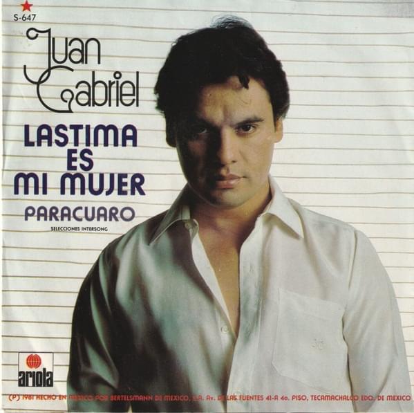 Album cover art for "Lastimá Es Mi Mujer" by Juan Gabriel