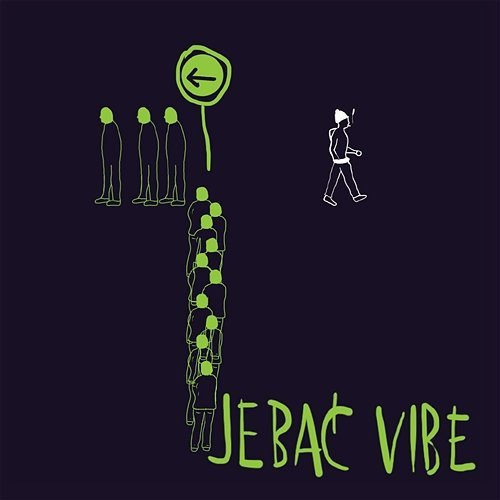 Album cover art for "Jebać vibe" by Guzior & Quebonafide
