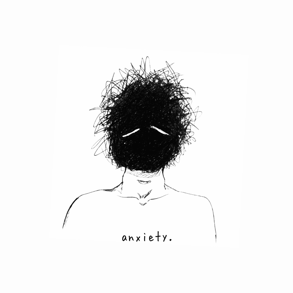 Album cover art for "anxiety." by tylerhateslife